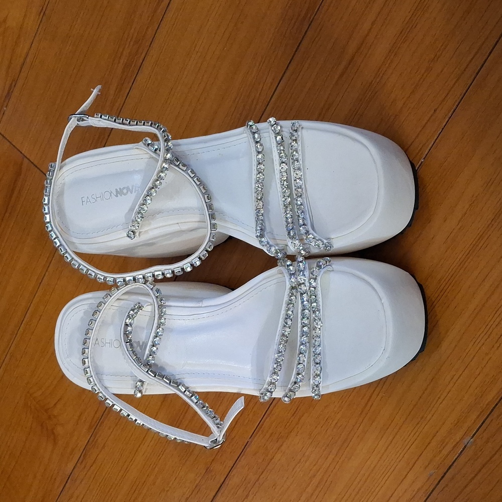 Fashion Nova Wrap Around Platforms